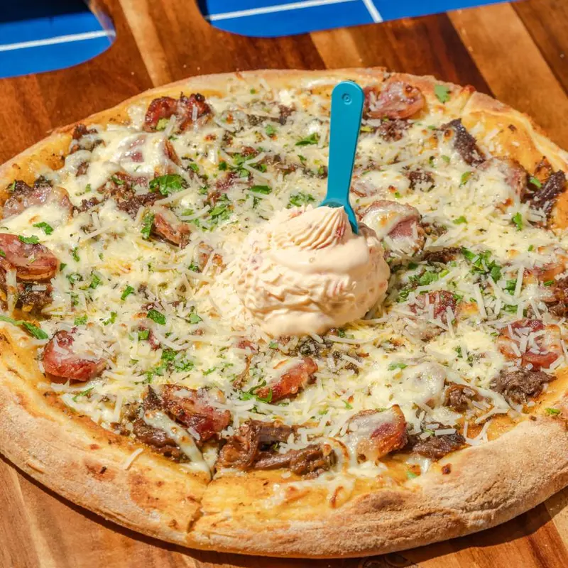 Pizza La Gaucha, pizza de Terra Patagonia en Bucaramanga